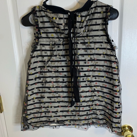 Maeve Anthropologie Contrast Dotted Blouse - Picture 5 of 5